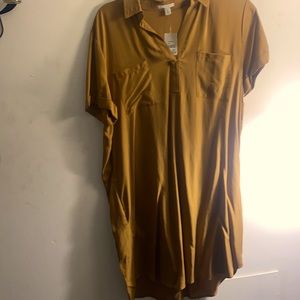 Est.1946,xl, color:copper ,brand new, side pockets,knee length, v-neck